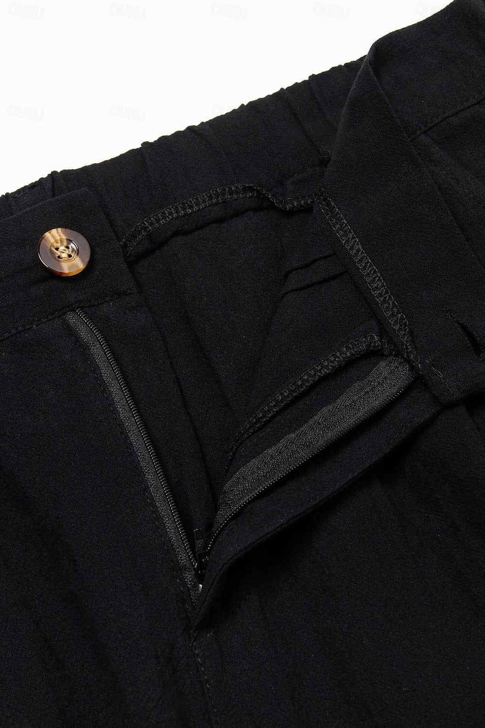 Men's Casual Linen Shorts 5