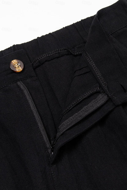 Men's Casual Linen Shorts 5