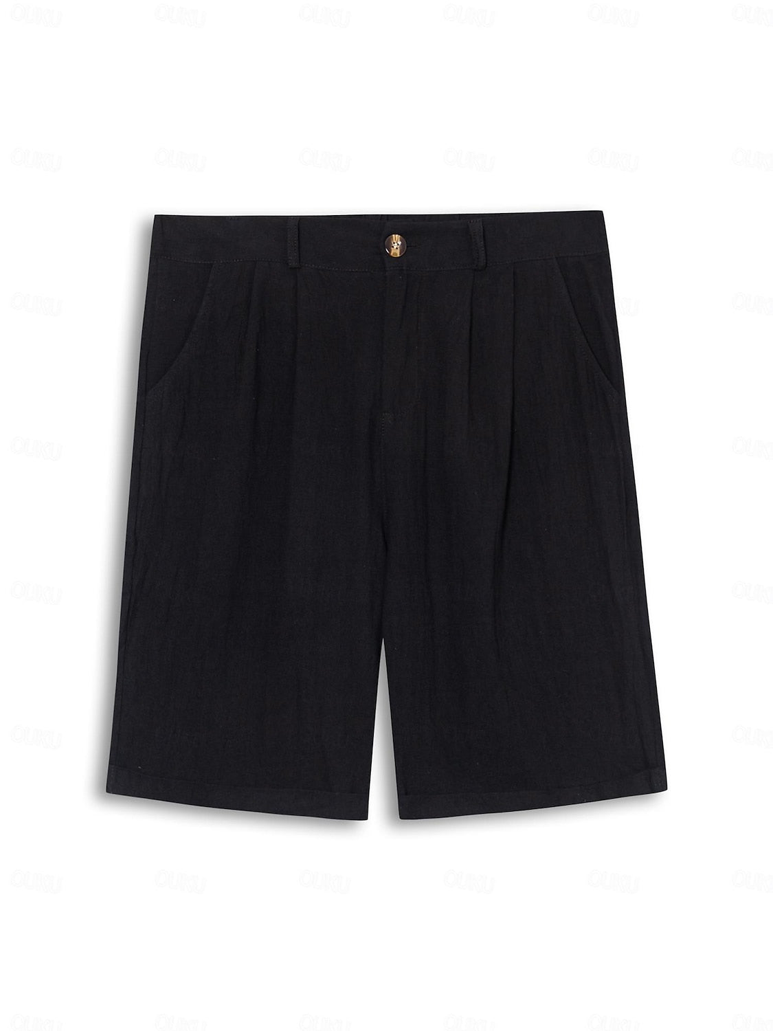 Men's Casual Linen Shorts 6