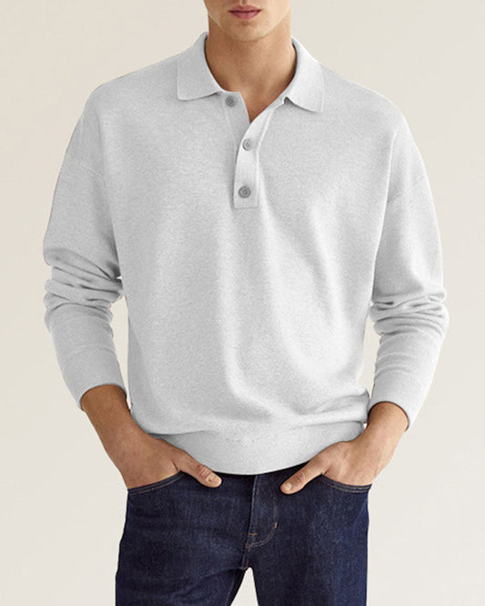 Men's Casual Long Sleeve Button-Up Shirt 0