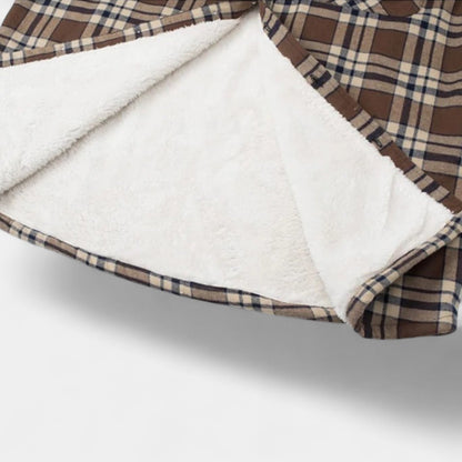 Men's Checkered Flannel Shirt with Fleece Lining 5