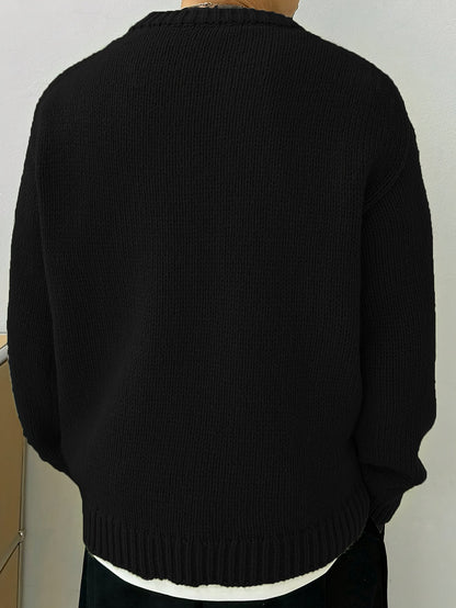Men's Classic Knitted Sweater for Effortless Style 6