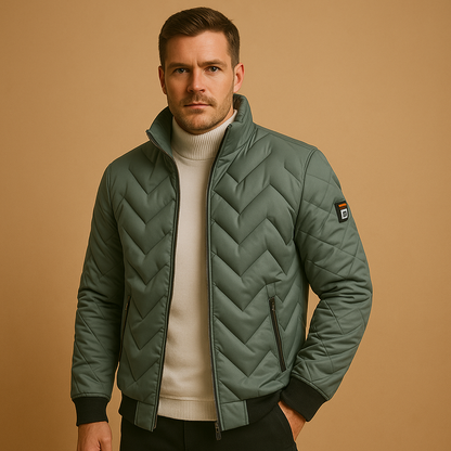 Men's Classic Puffer Jacket - Warm Winter Outerwear 1