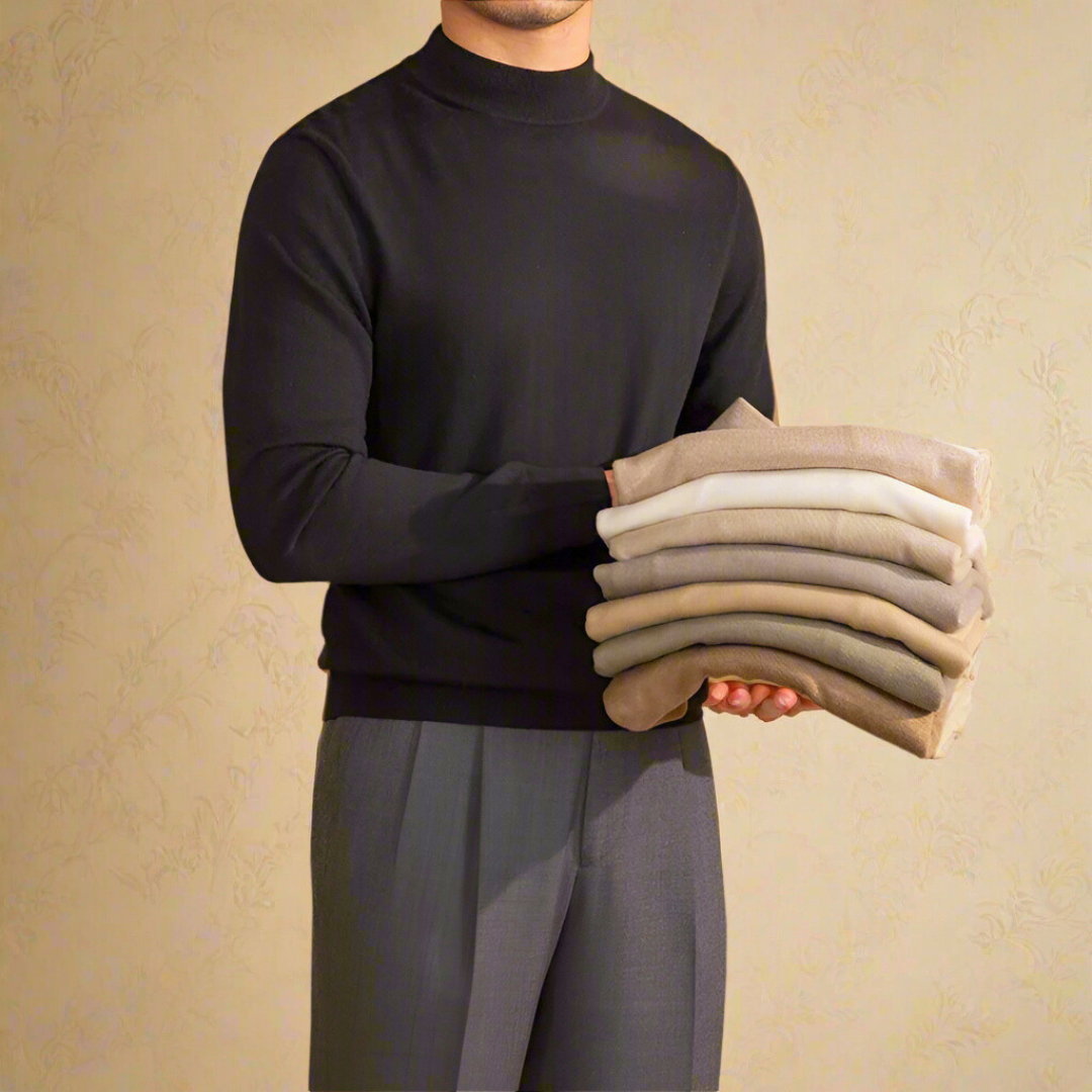 Men's Classic Roll Neck Sweater 1