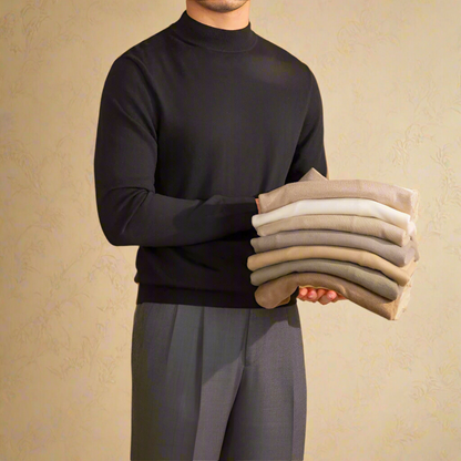Men's Classic Roll Neck Sweater 1