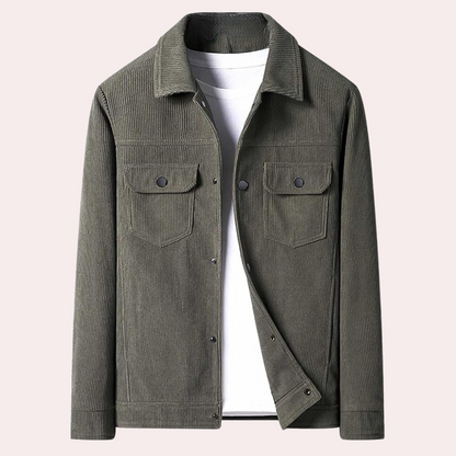 Men's Corduroy Jacket with Pockets 3