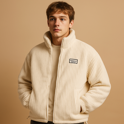 Men's Corduroy Jacket with Warm Lining 1