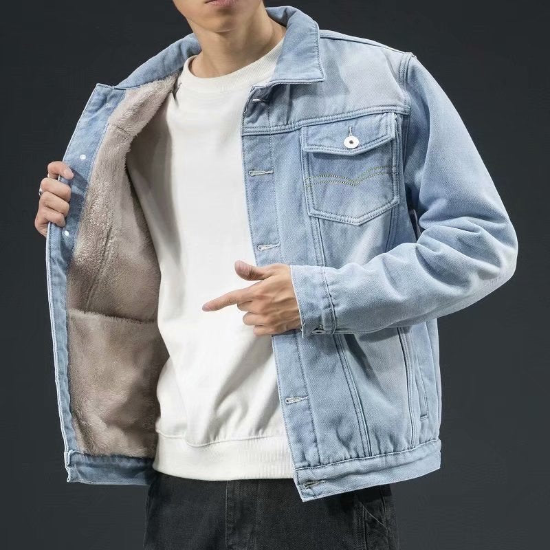 Men's Denim Jacket with Unique Modern Design 5