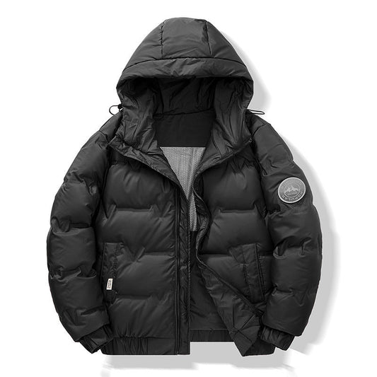 Men's Down Jacket with Adjustable Hood 0