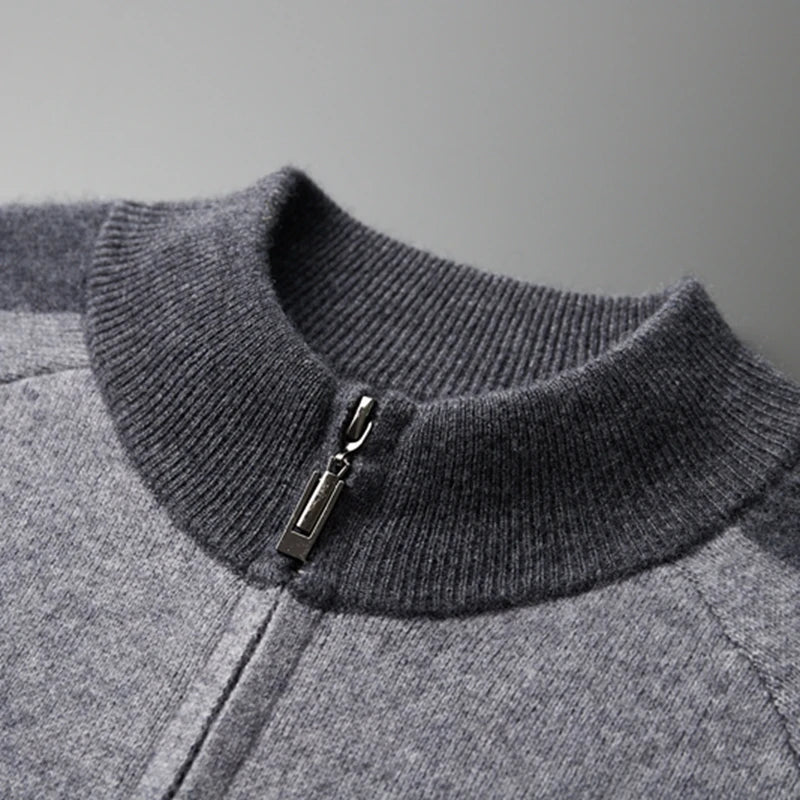 Men's Elegant Suit with Cardigan and Pants Set 5