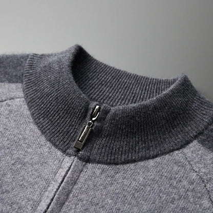 Men's Elegant Suit with Cardigan and Pants Set 5