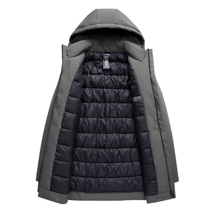 Men's Elegant Warm Winter Jacket with Hood 5