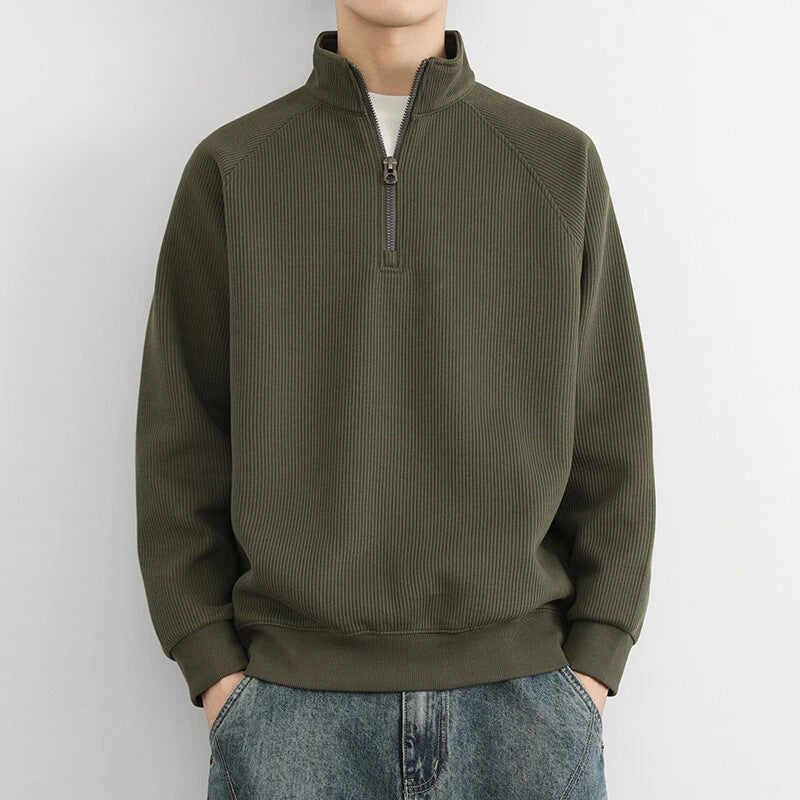 Men's Half-Zip Pullover Sweatshirt 0