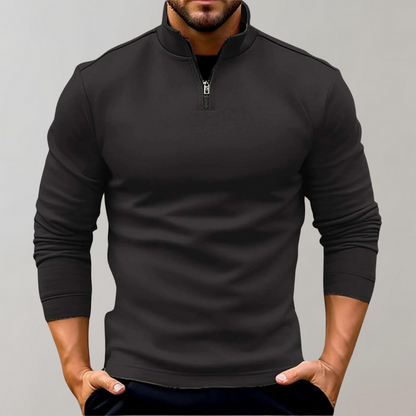 Men's Half-Zip Sweater for Warmth and Style