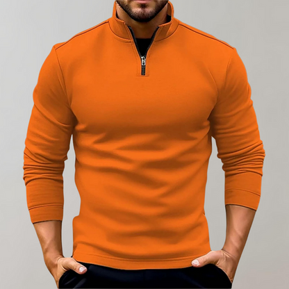 Men's Half-Zip Sweater for Warmth and Style