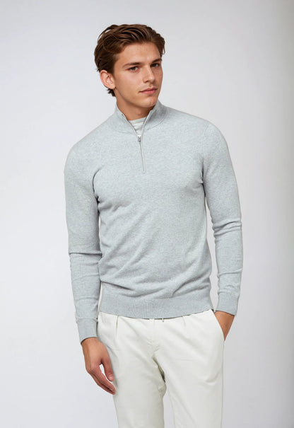 Men's Half-Zip Sweatshirt - Casual Fit Pullover Sweatshirt 2