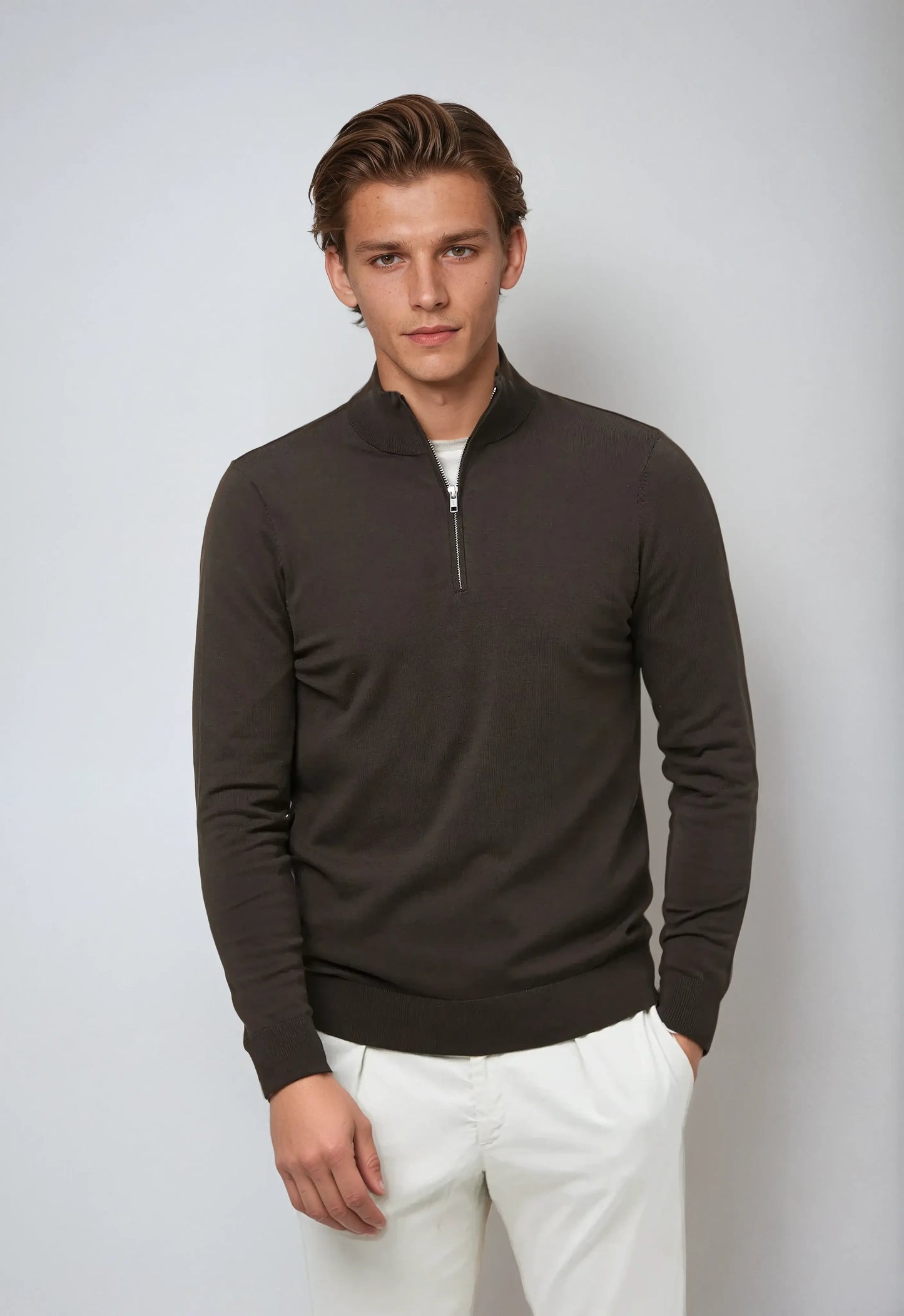 Men's Half-Zip Sweatshirt - Casual Fit Pullover Sweatshirt 3