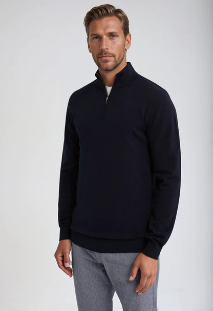 Men's Half-Zip Sweatshirt - Casual Fit Pullover Sweatshirt 4