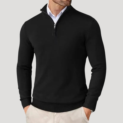 Men's Half Zip Knit Jumper - Smart Casual Knitwear 2