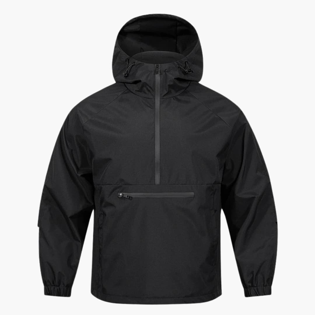 Men's Hooded Softshell Jacket with Zip Pocket 0