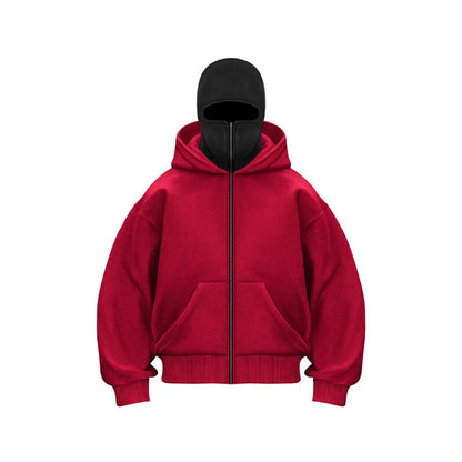 Men's Hooded Sports Sweatshirt with Balaclava 3