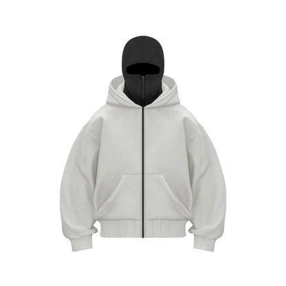 Men's Hooded Sports Sweatshirt with Balaclava 4