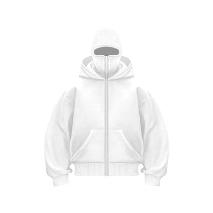 Men's Hooded Sports Sweatshirt with Balaclava 5