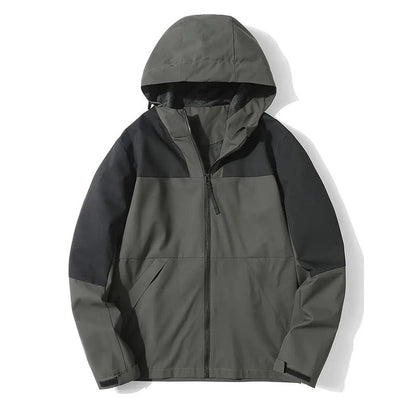 Men's Hooded Windbreaker Jacket 0