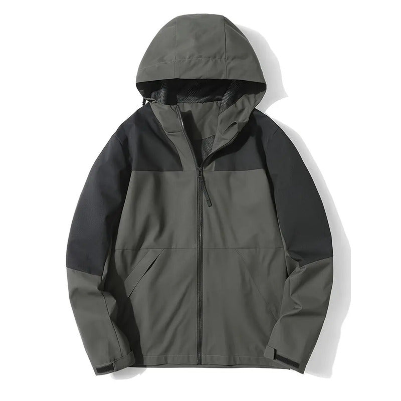 Men's Hooded Windbreaker Jacket 1