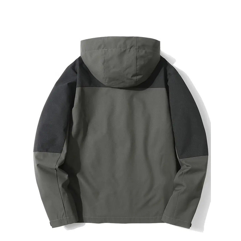 Men's Hooded Windbreaker Jacket 2