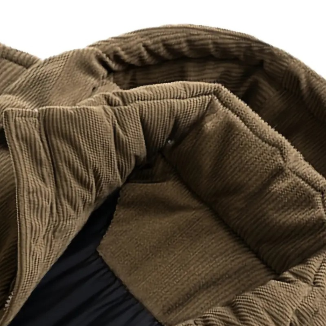 Men's Insulated Winter Jacket with Cord Hood 5