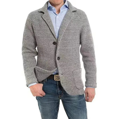 Men's Knitted Cardigan with Button Detail 0