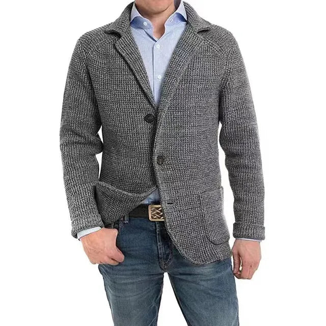 Men's Knitted Cardigan with Button Detail 3