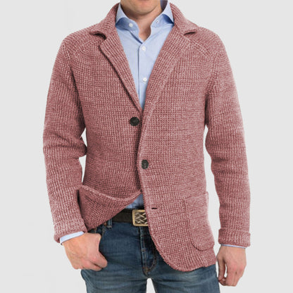 Men's Knitted Cardigan with Button Detail 7