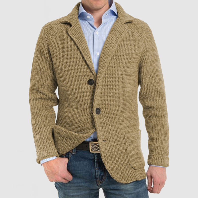 Men's Knitted Cardigan with Button Detail 9