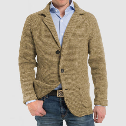 Men's Knitted Cardigan with Button Detail 9