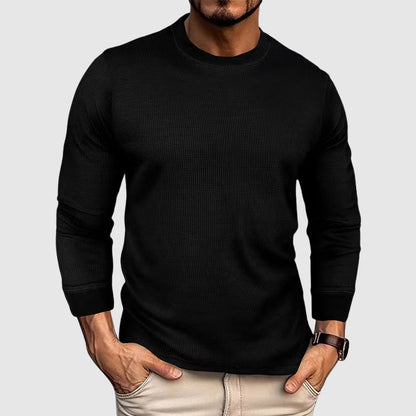 Men's Knitted High Collar Shirt 1
