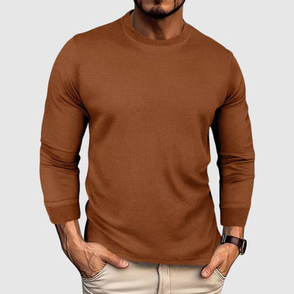 Men's Knitted High Collar Shirt 3
