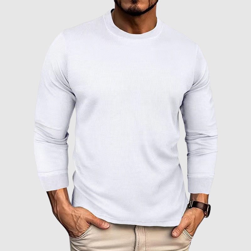 Men's Knitted High Collar Shirt 4