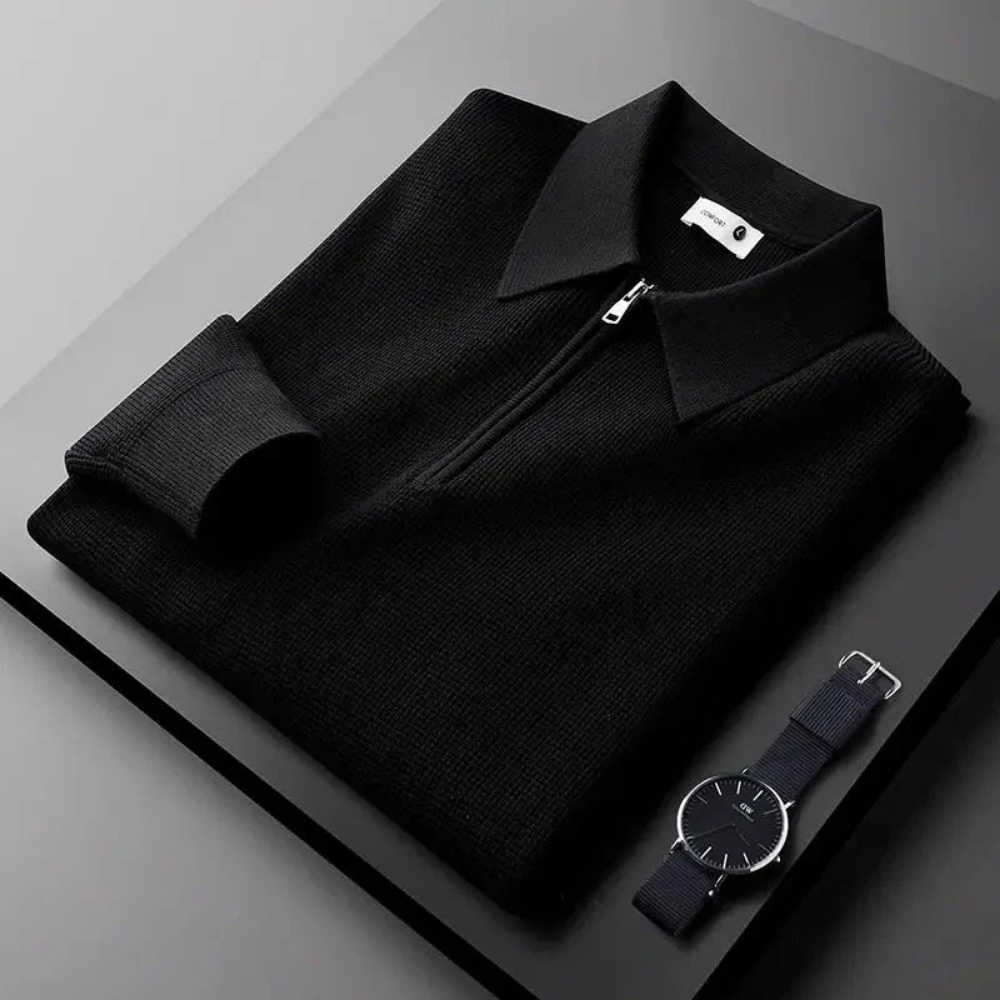 Men's Knitted Polo Shirt - Comfortable and Stylish Polo Shirts 2