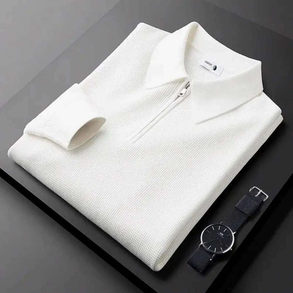 Men's Knitted Polo Shirt - Comfortable and Stylish Polo Shirts 3