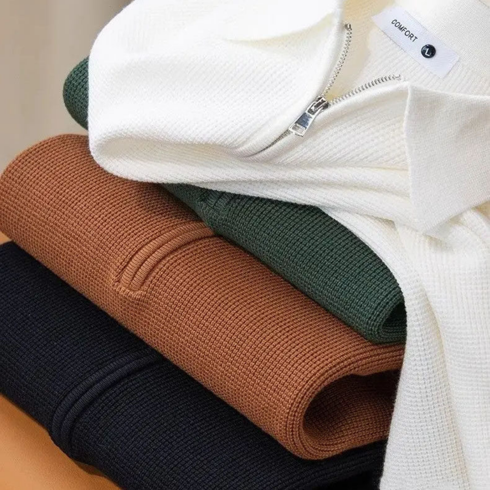 Men's Knitted Polo Shirt - Comfortable and Stylish Polo Shirts 4