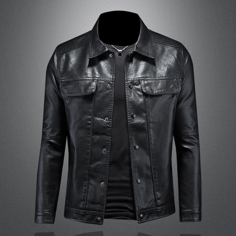 Men's Leather Biker Jacket for Motorcycle Riders 1