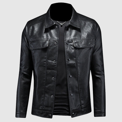 Men's Leather Biker Jacket for Motorcycle Riders 4
