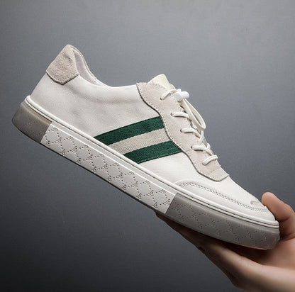 Men's Leather Casual Sneakers - Comfortable Everyday Trainers 7