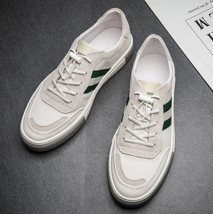 Men's Leather Casual Sneakers - Comfortable Everyday Trainers 8