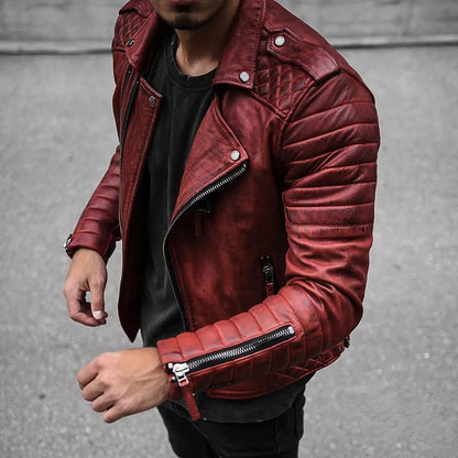 Men's Leather Jacket - Stylish Premium Quality Outerwear 3