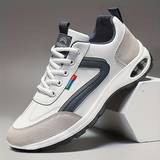 Men's Leather Sneakers with Anti-Slip Sole 0