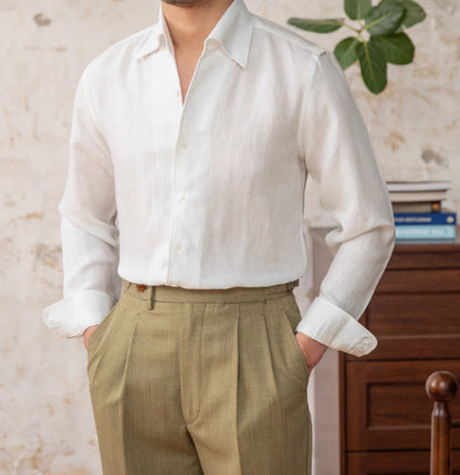 Men's Light Button-Up Shirt for Casual Wear 4