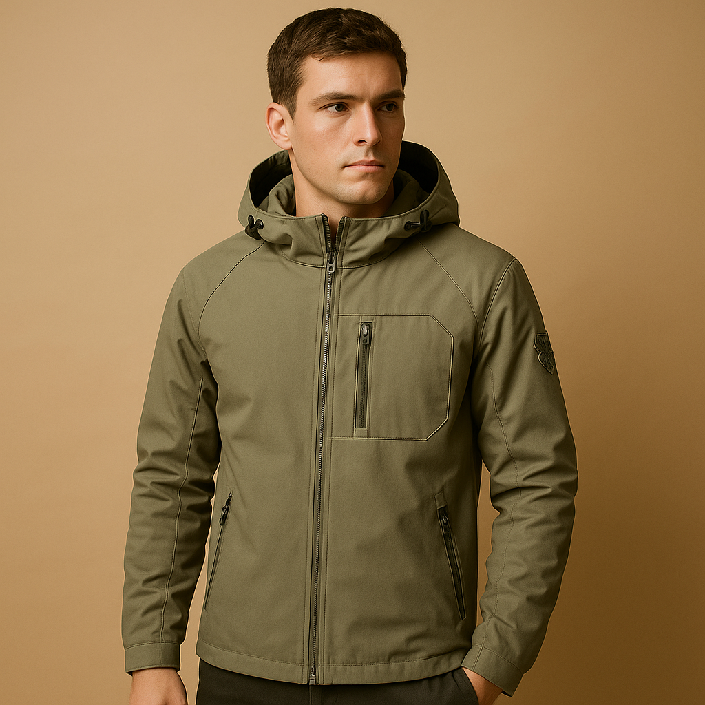 Men's Lightweight Waterproof Windbreaker Jacket 2